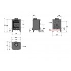 Ecosy+ Newburn 5 "Idyllic" - 5kw - Defra Approved - Eco Design Approved - Multi-Fuel Stove Ecosy+ Newburn 5 "Idyllic" - 5kw - Defra Approved - Eco Design Approved - Multi-Fuel Stove